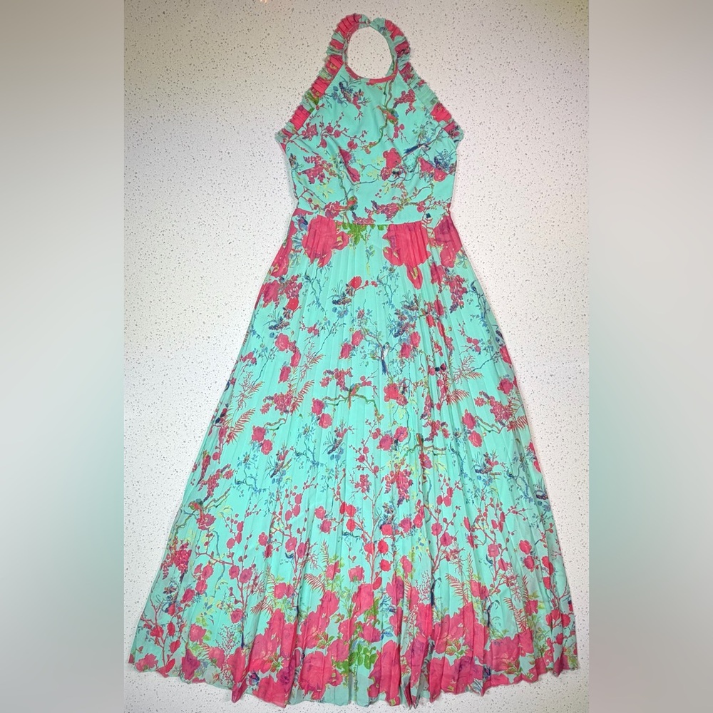 ASOS Teal and Pink Floral Garment - Picture 3 of 12